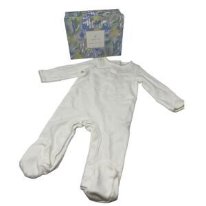 NWT Janie and Jack Aeron  Cream Footed One-piece